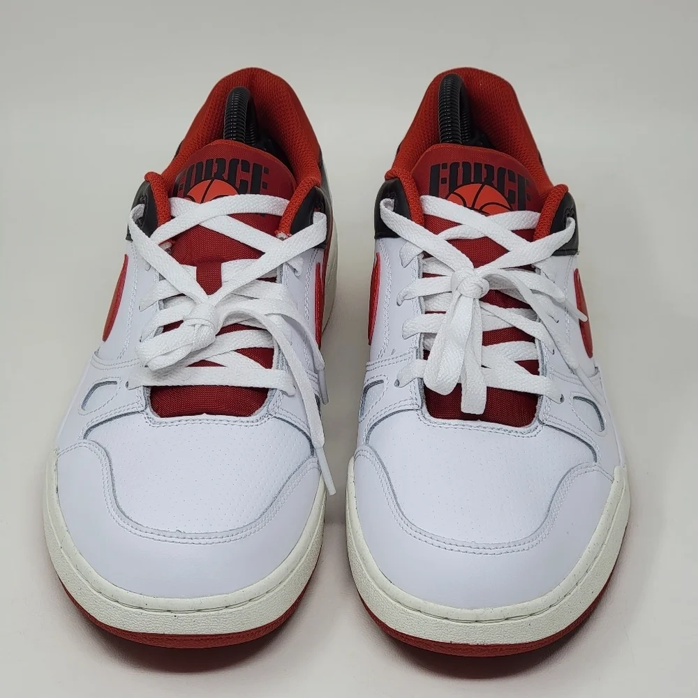 Nike White and Red Sneakers - size 14